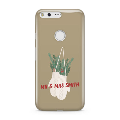 Christmas Mittens Pattern Google Pixel Case