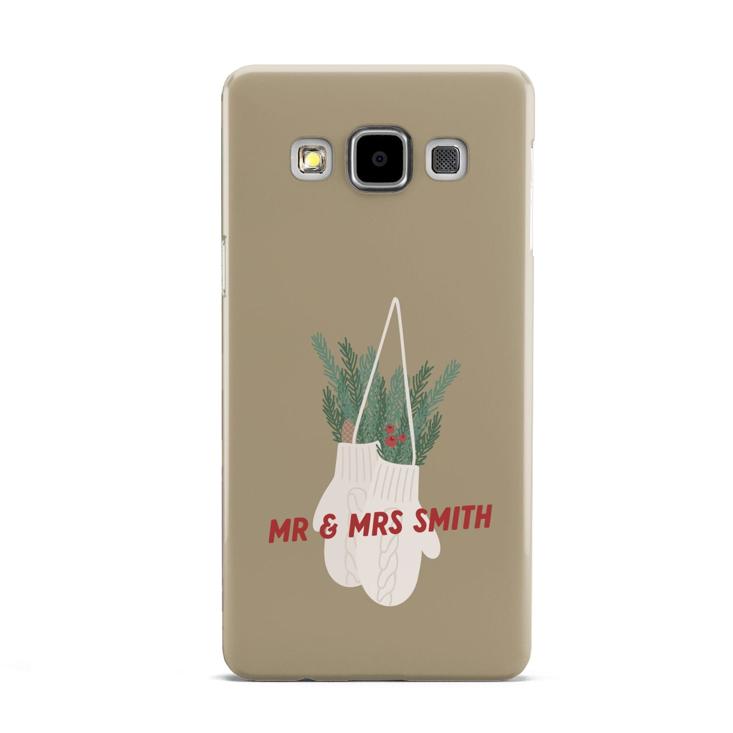 Christmas Mittens Pattern Samsung Galaxy A5 Case