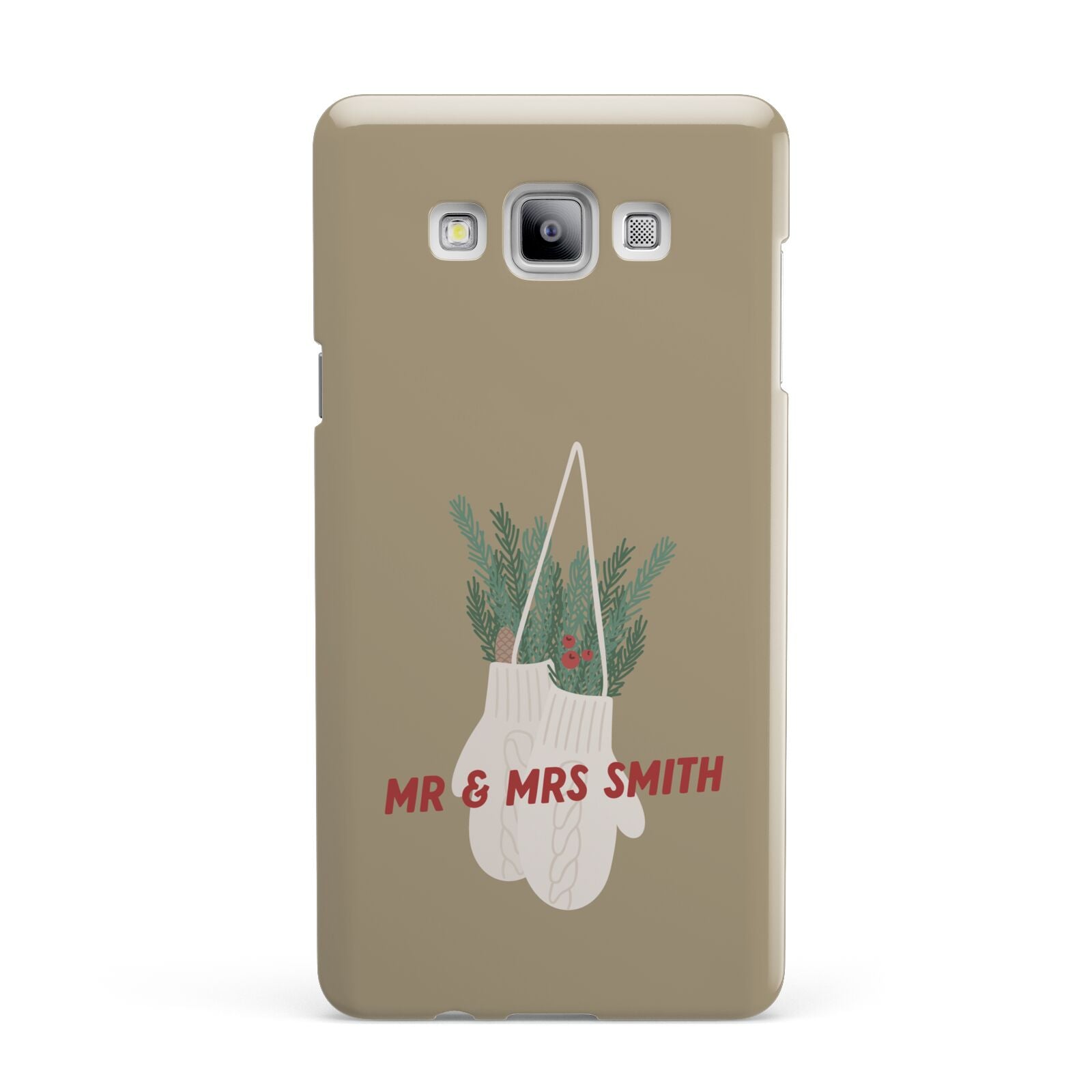 Christmas Mittens Pattern Samsung Galaxy A7 2015 Case