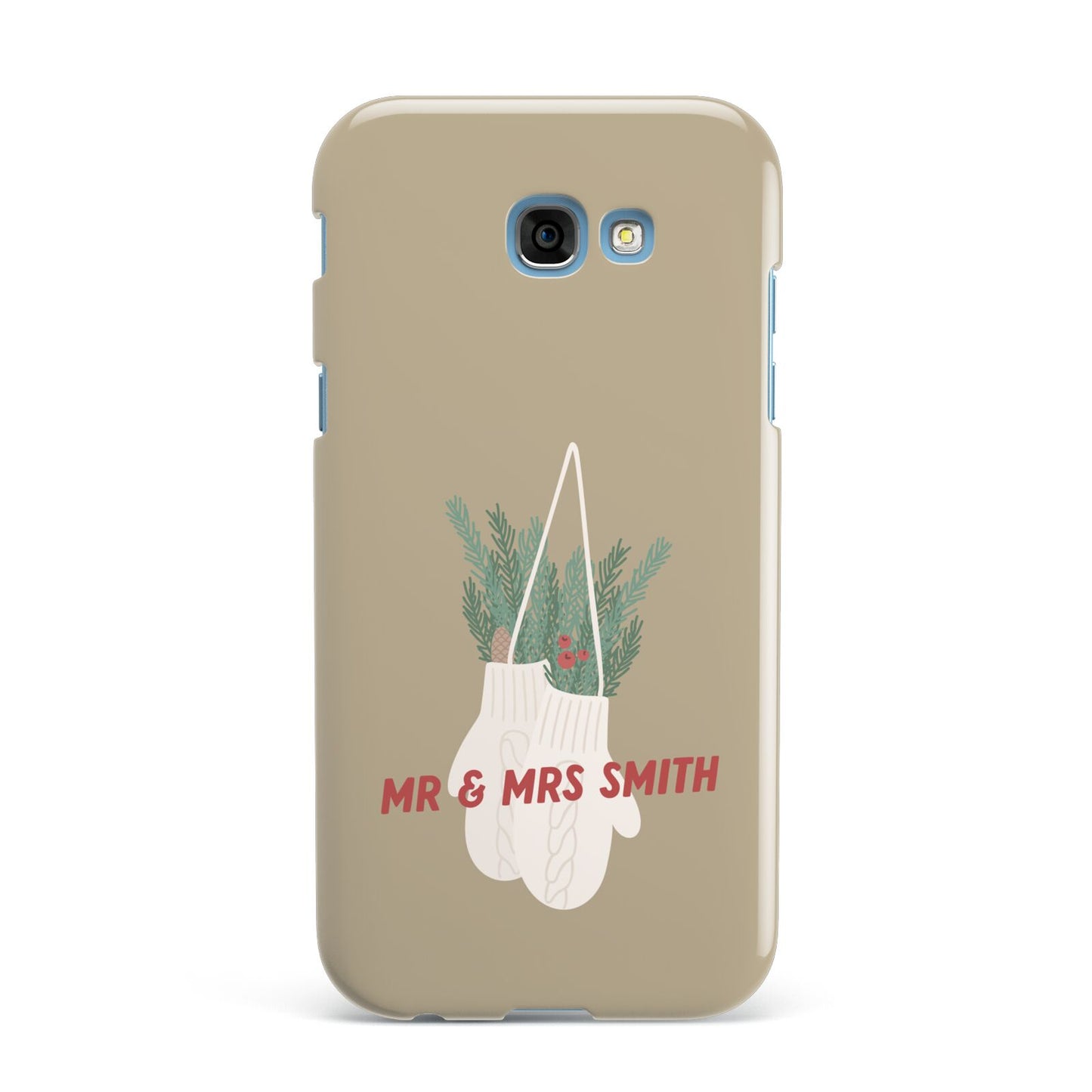 Christmas Mittens Pattern Samsung Galaxy A7 2017 Case