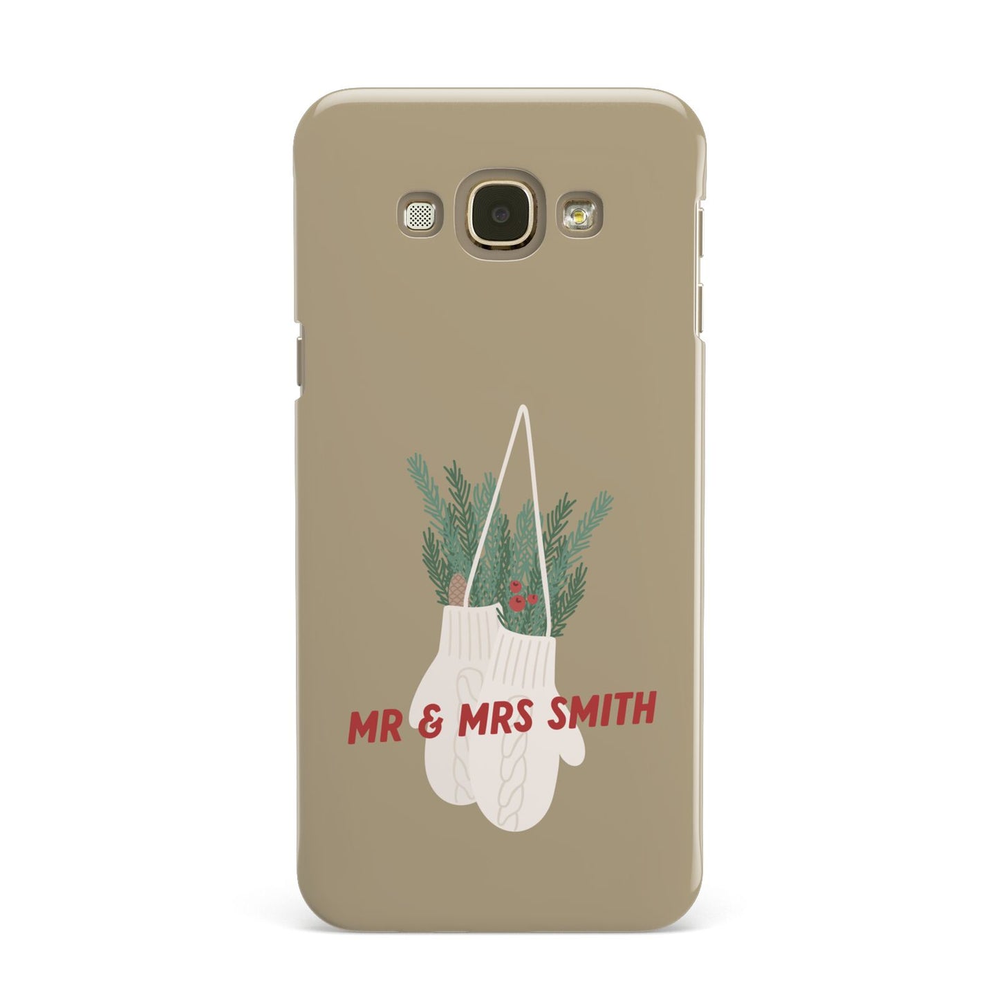 Christmas Mittens Pattern Samsung Galaxy A8 Case