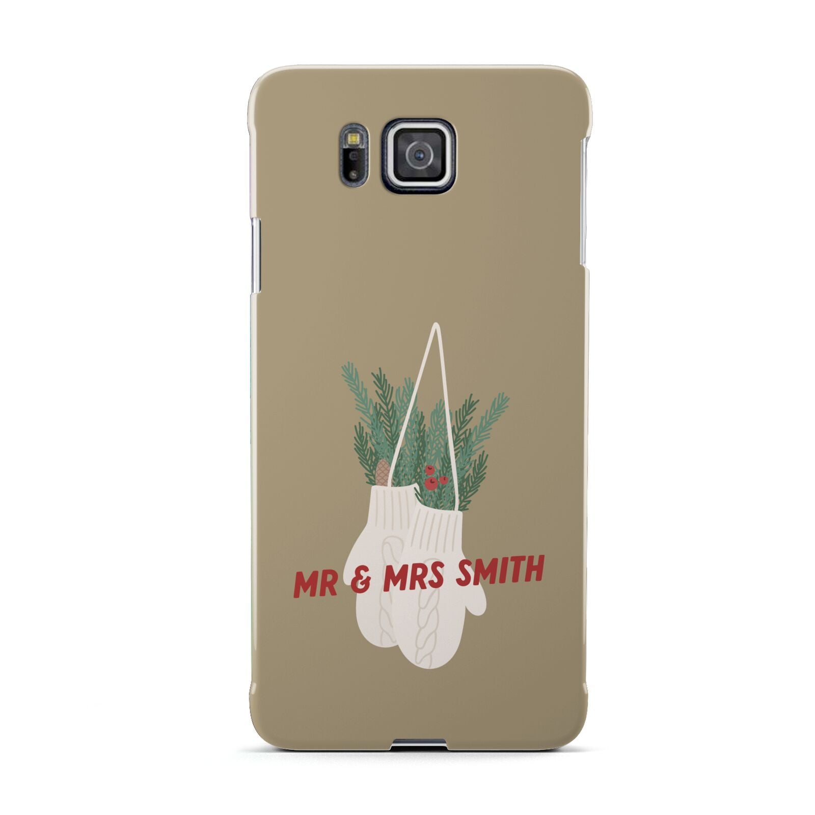 Christmas Mittens Pattern Samsung Galaxy Alpha Case