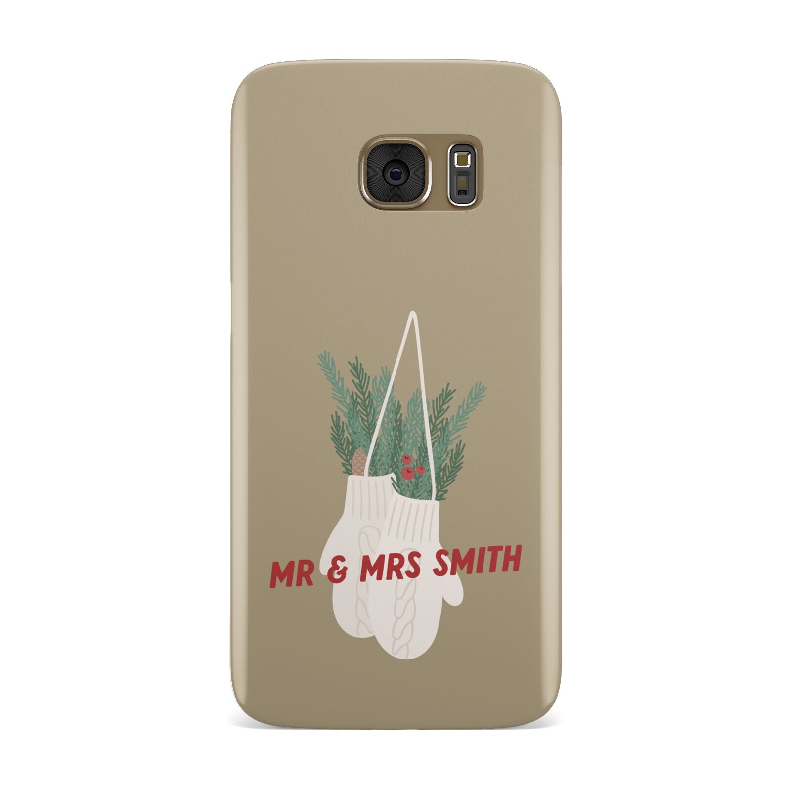 Christmas Mittens Pattern Samsung Galaxy Case