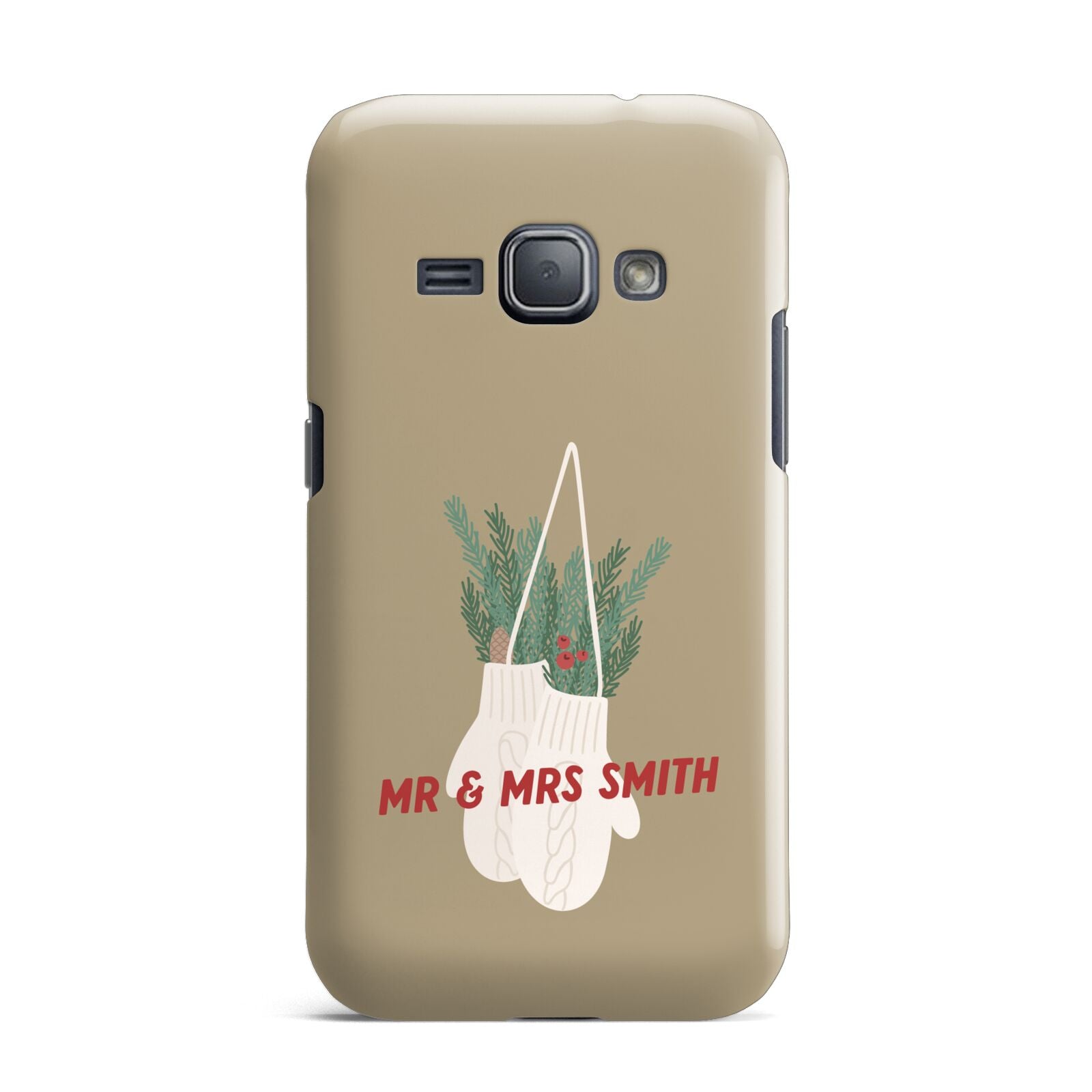 Christmas Mittens Pattern Samsung Galaxy J1 2016 Case