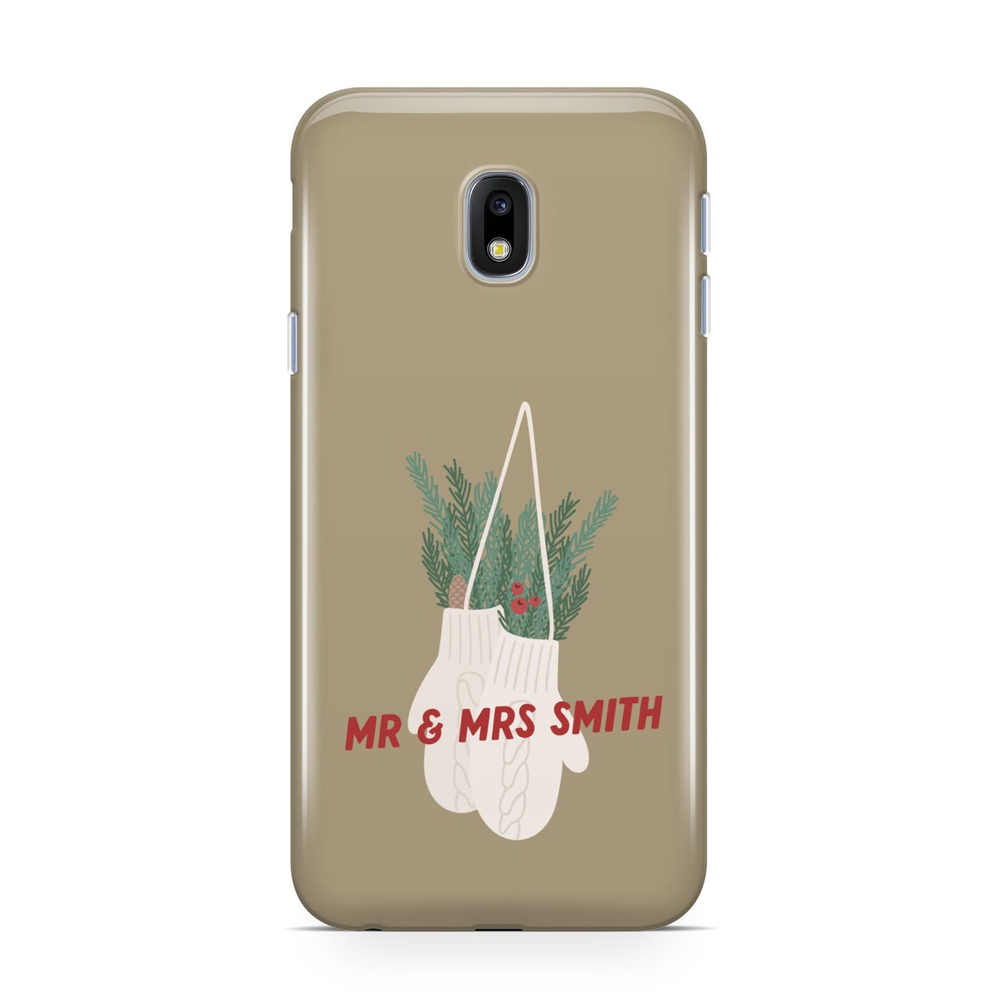 Christmas Mittens Pattern Samsung Galaxy J3 2017 Case