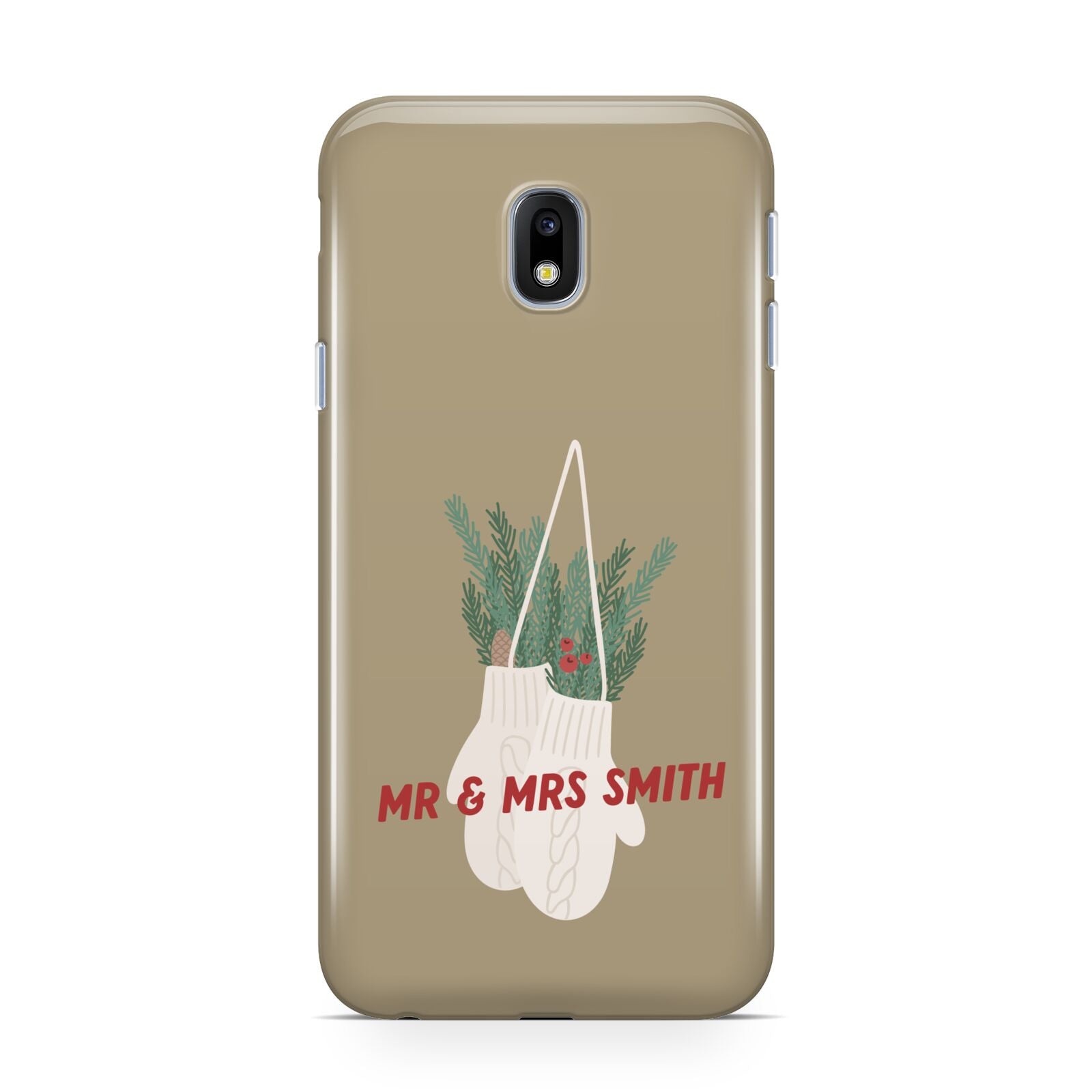 Christmas Mittens Pattern Samsung Galaxy J3 2017 Case