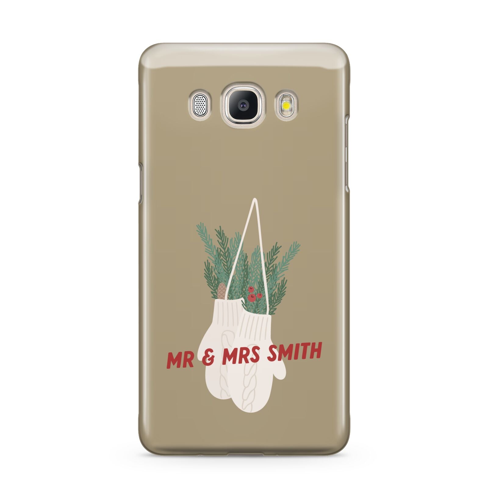 Christmas Mittens Pattern Samsung Galaxy J5 2016 Case