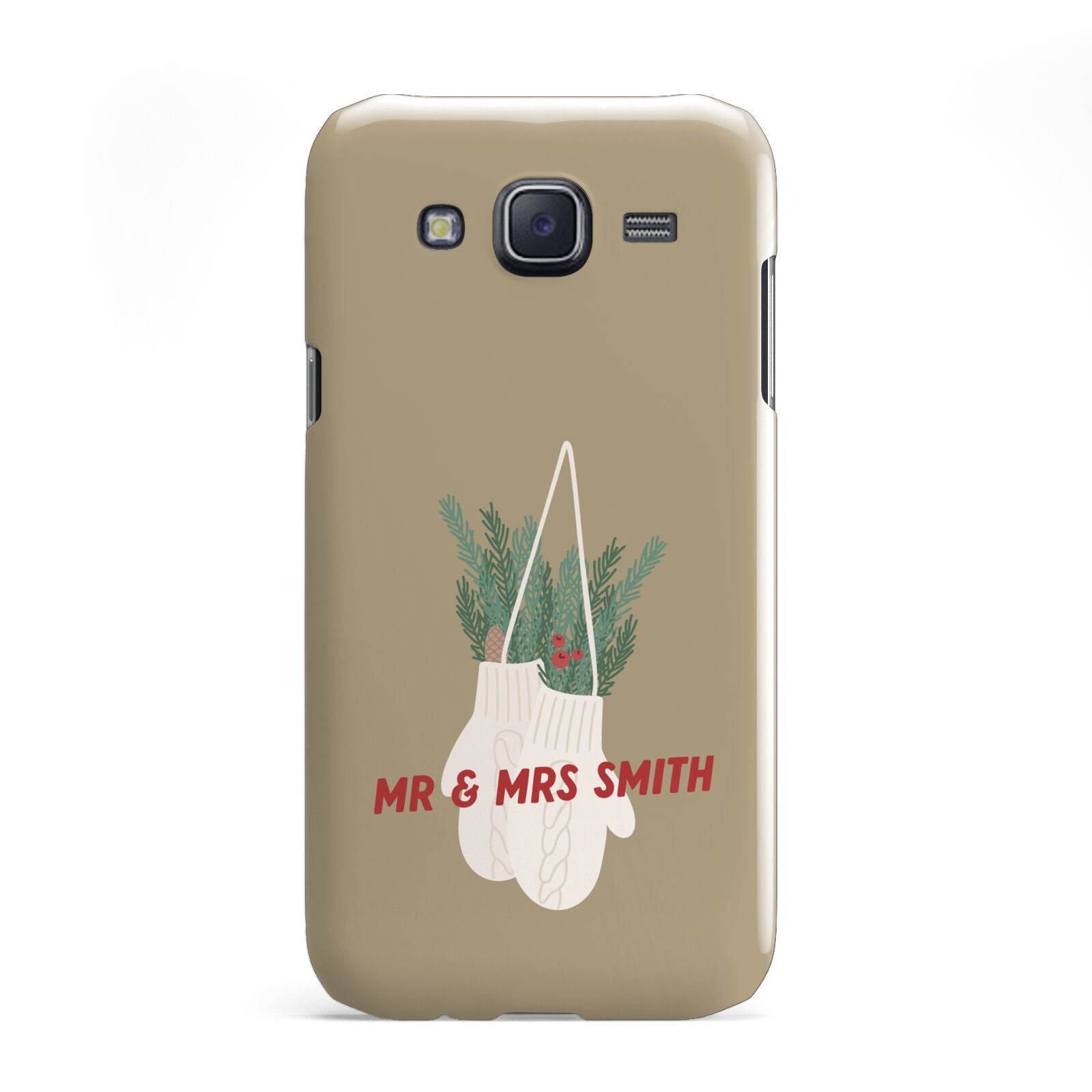 Christmas Mittens Pattern Samsung Galaxy J5 Case