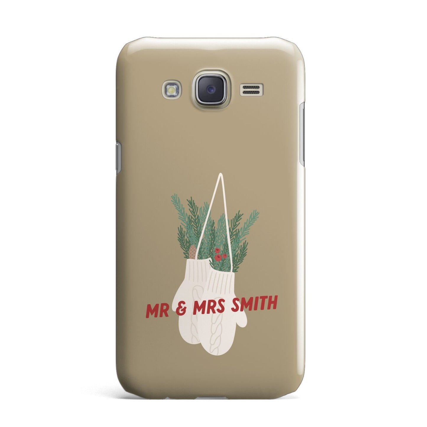 Christmas Mittens Pattern Samsung Galaxy J7 Case