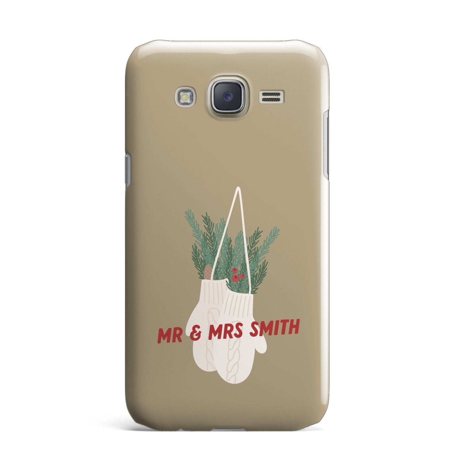 Christmas Mittens Pattern Samsung Galaxy J7 Case