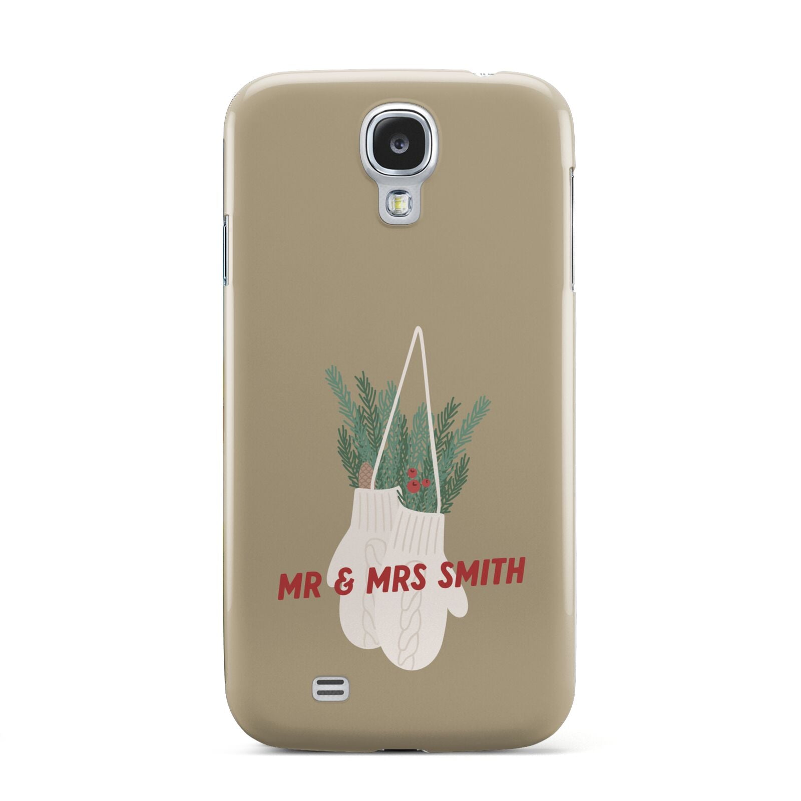 Christmas Mittens Pattern Samsung Galaxy S4 Case