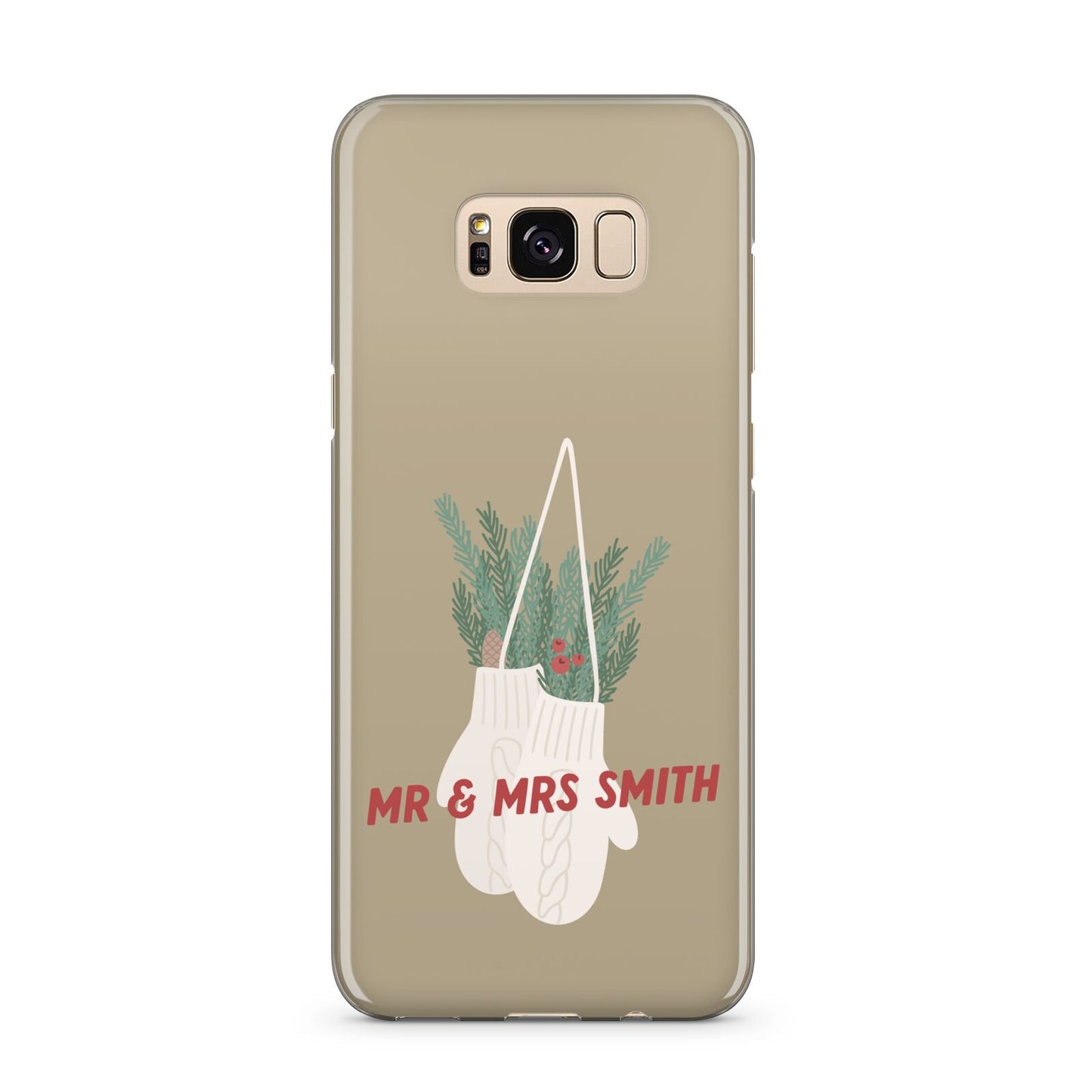 Christmas Mittens Pattern Samsung Galaxy S8 Plus Case