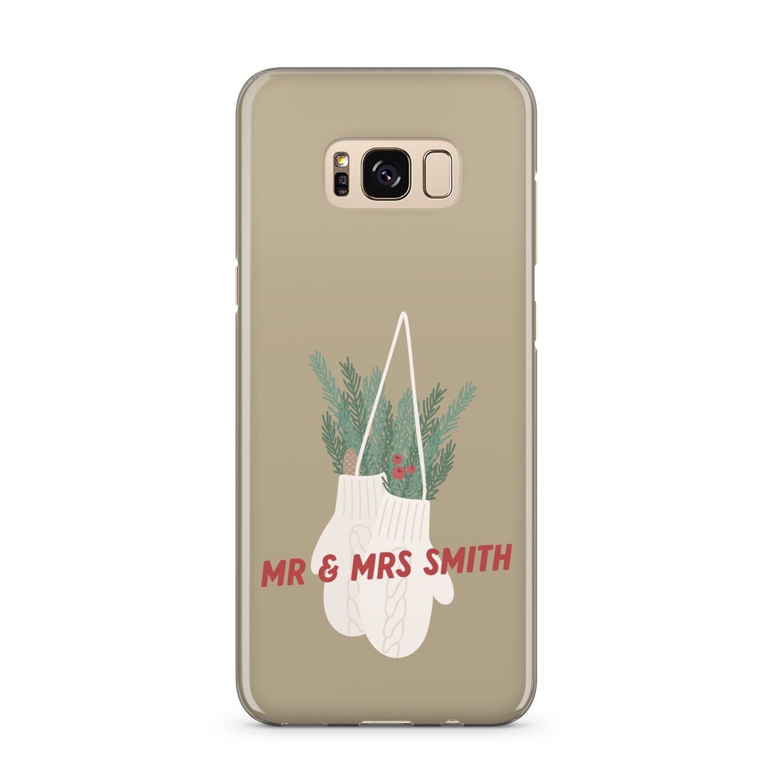 Christmas Mittens Pattern Samsung Galaxy S8 Plus Case