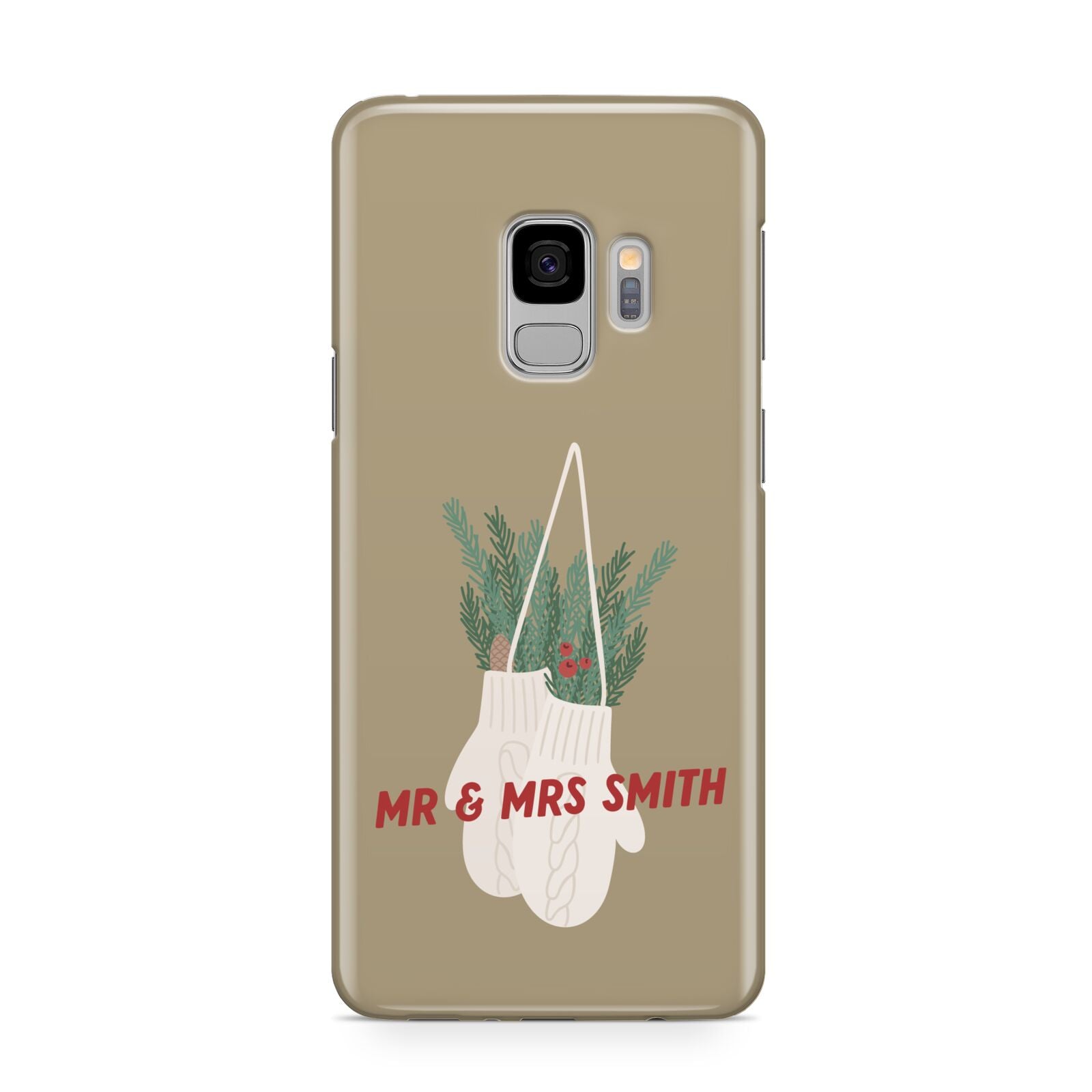 Christmas Mittens Pattern Samsung Galaxy S9 Case