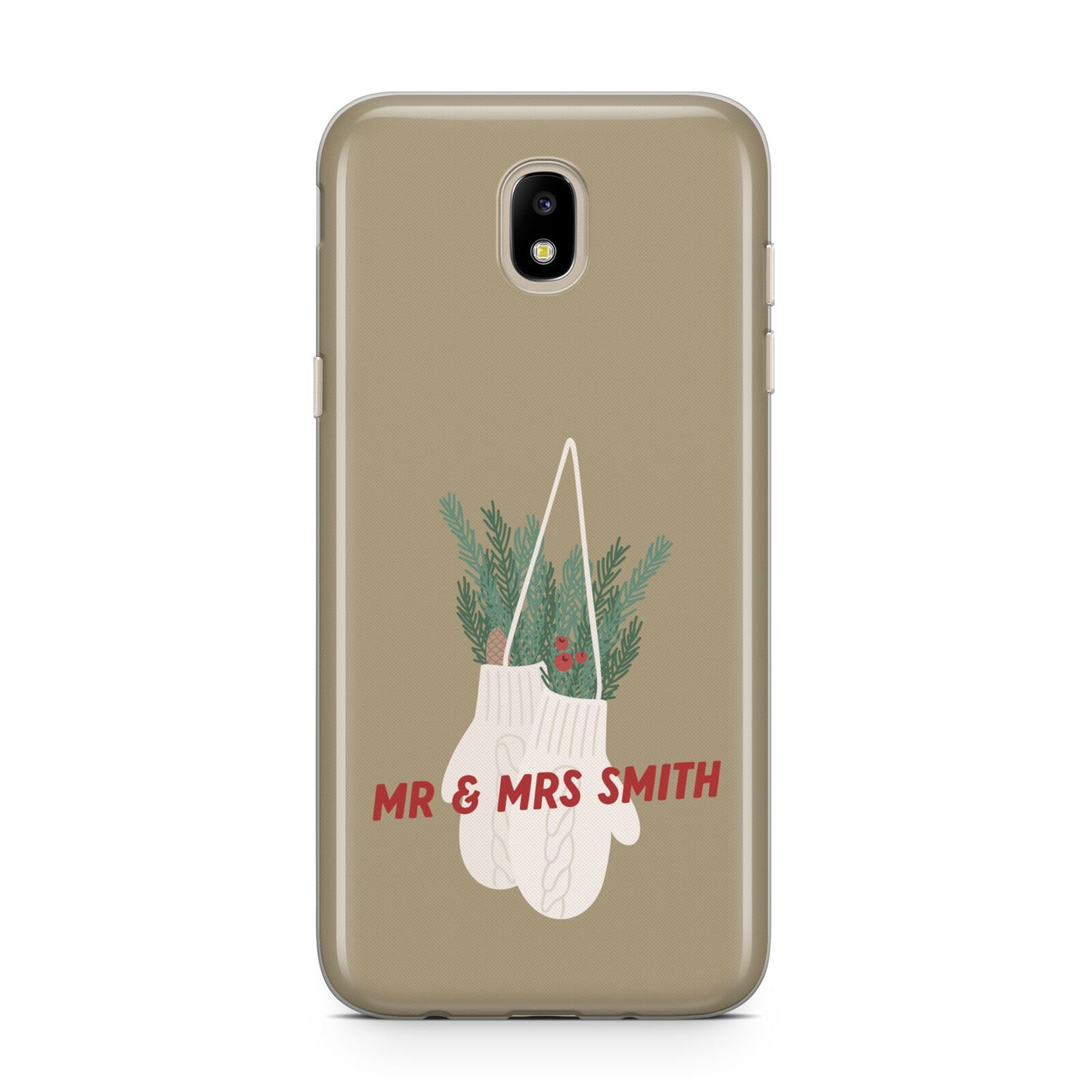 Christmas Mittens Pattern Samsung J5 2017 Case