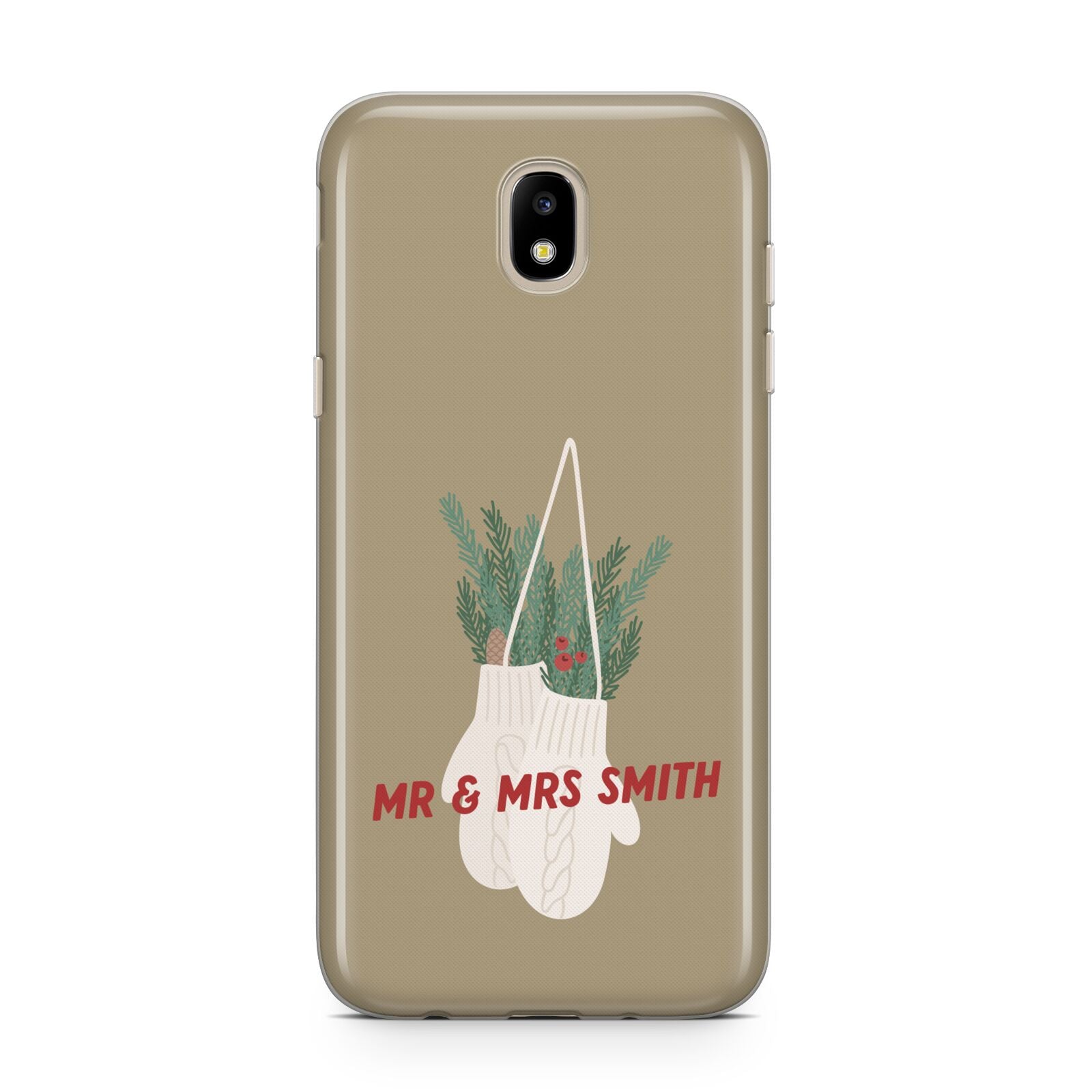 Christmas Mittens Pattern Samsung J5 2017 Case