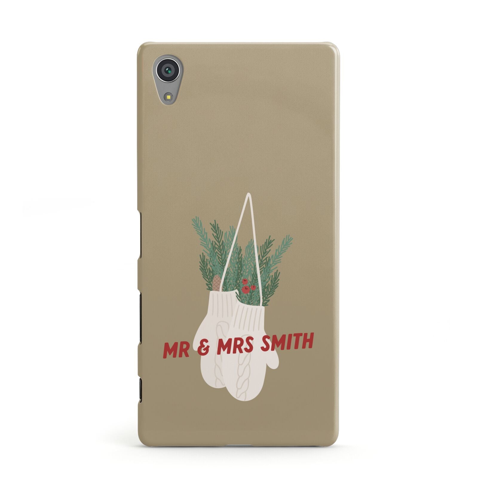 Christmas Mittens Pattern Sony Xperia Case