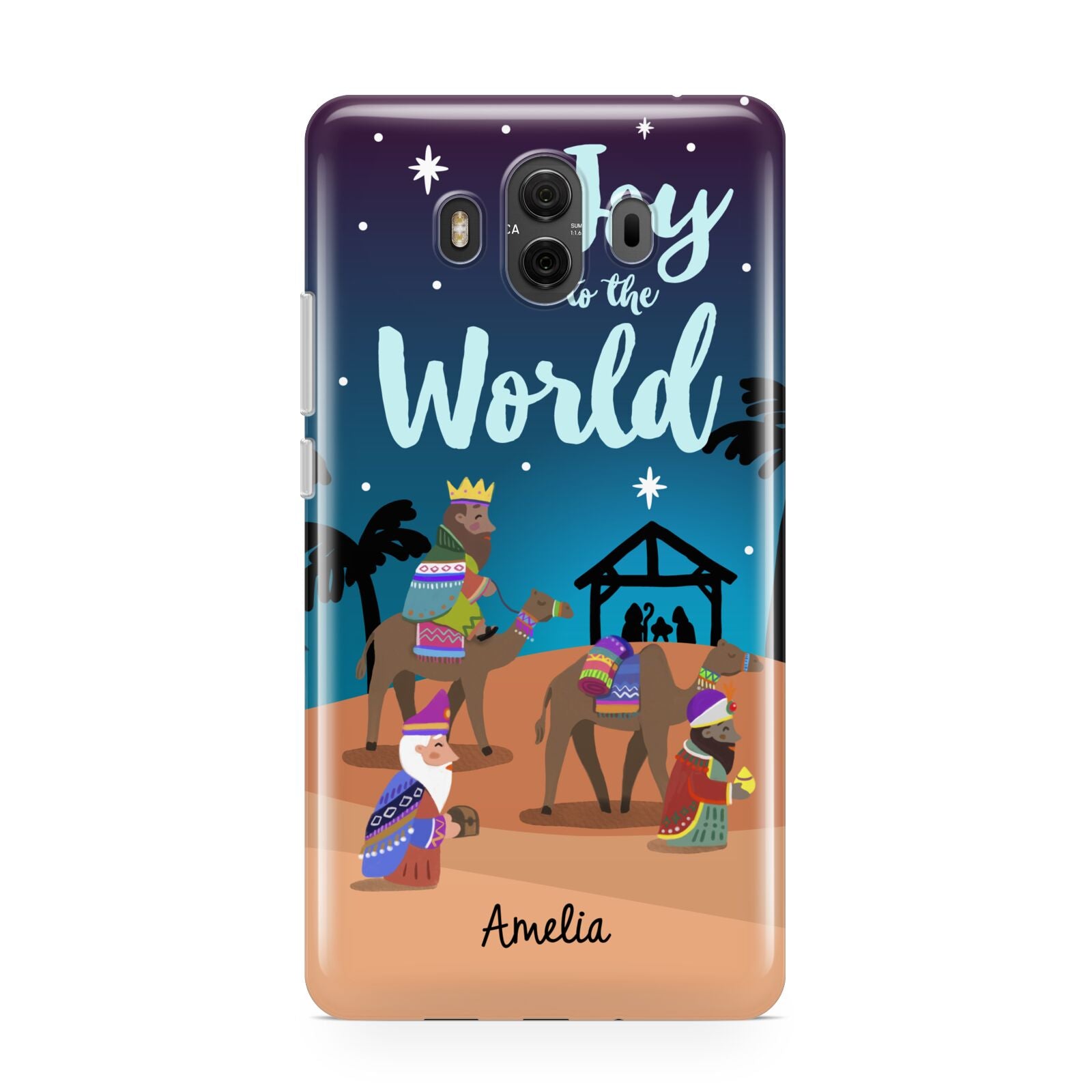 Christmas Nativity Scene with Name Huawei Mate 10 Protective Phone Case