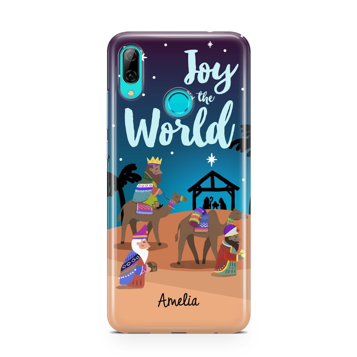 Christmas Nativity Scene with Name Huawei P Smart 2019 Case