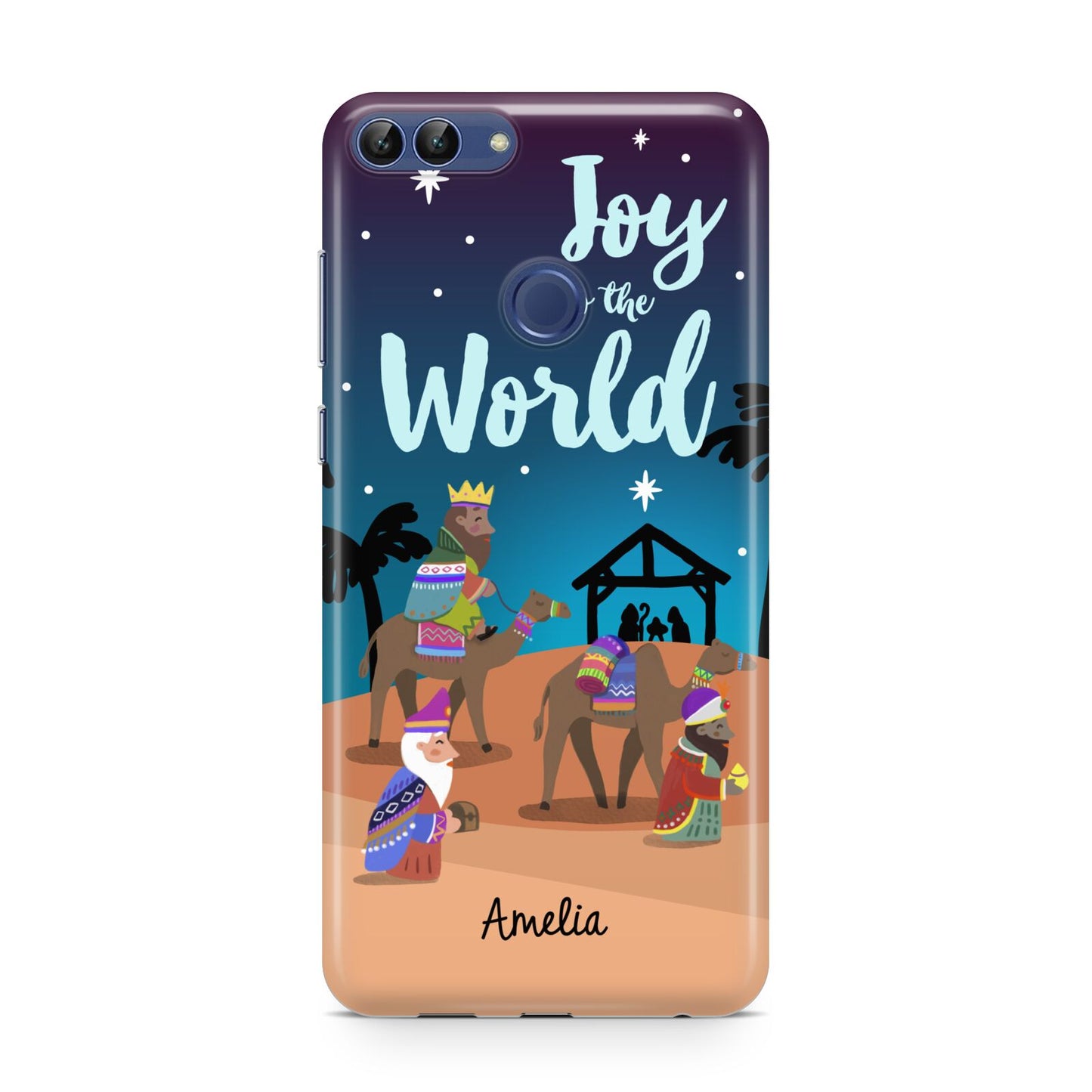 Christmas Nativity Scene with Name Huawei P Smart Case