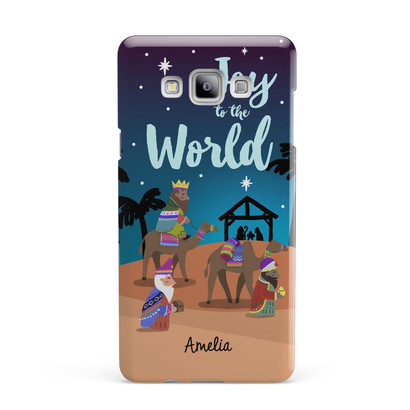Christmas Nativity Scene with Name Samsung Galaxy A7 2015 Case