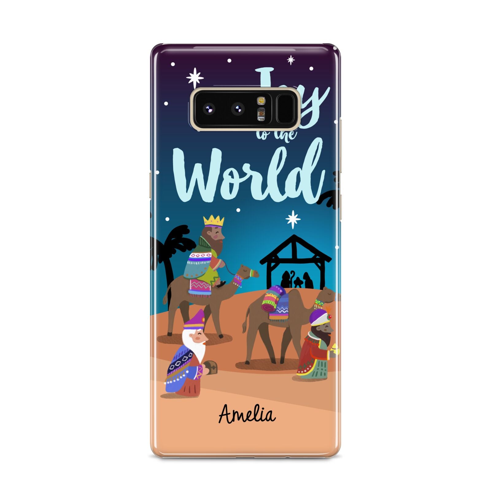 Christmas Nativity Scene with Name Samsung Galaxy S8 Case