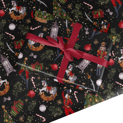 Christmas Nutcracker Custom Wrapping Paper
