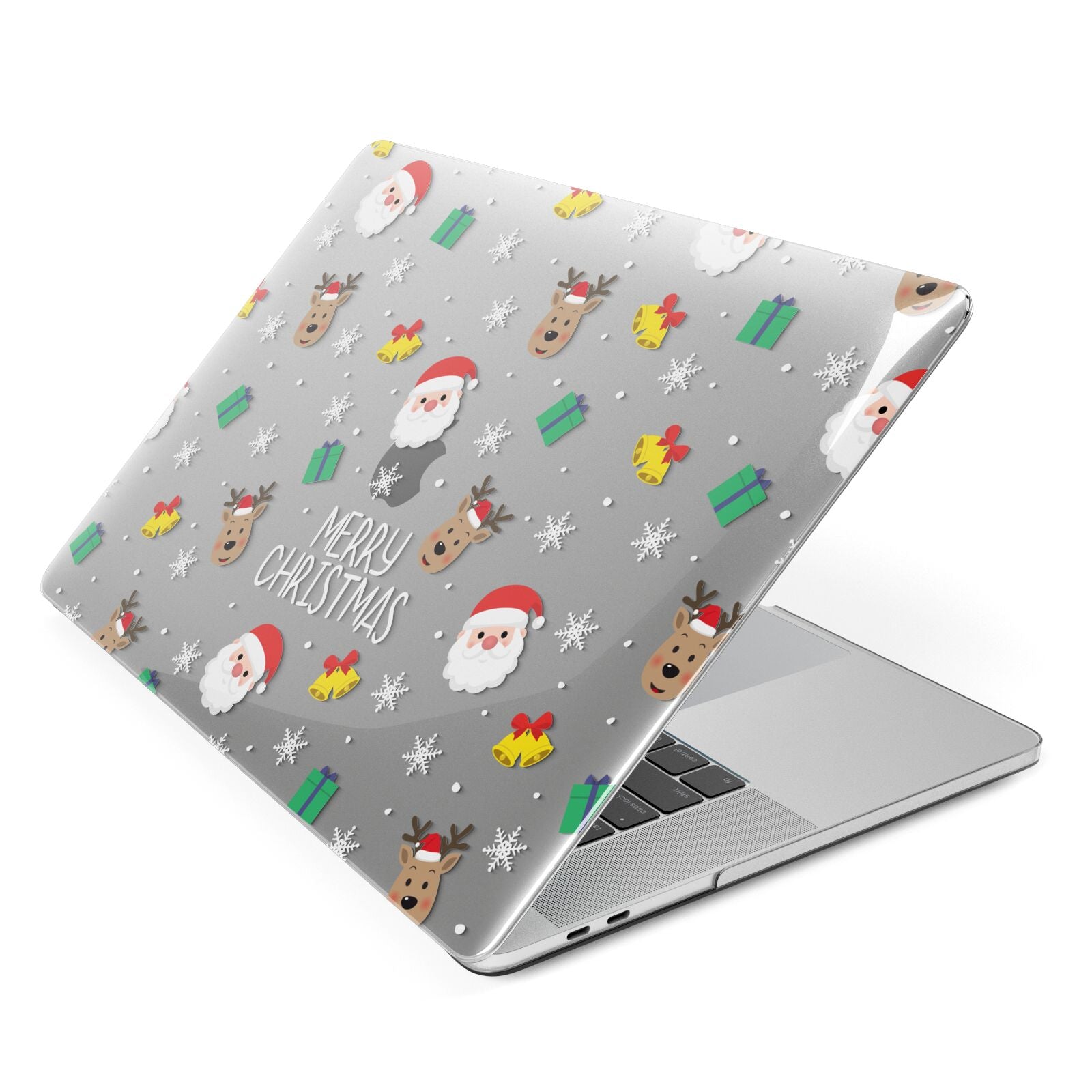 Christmas Pattern Apple MacBook Case Side View