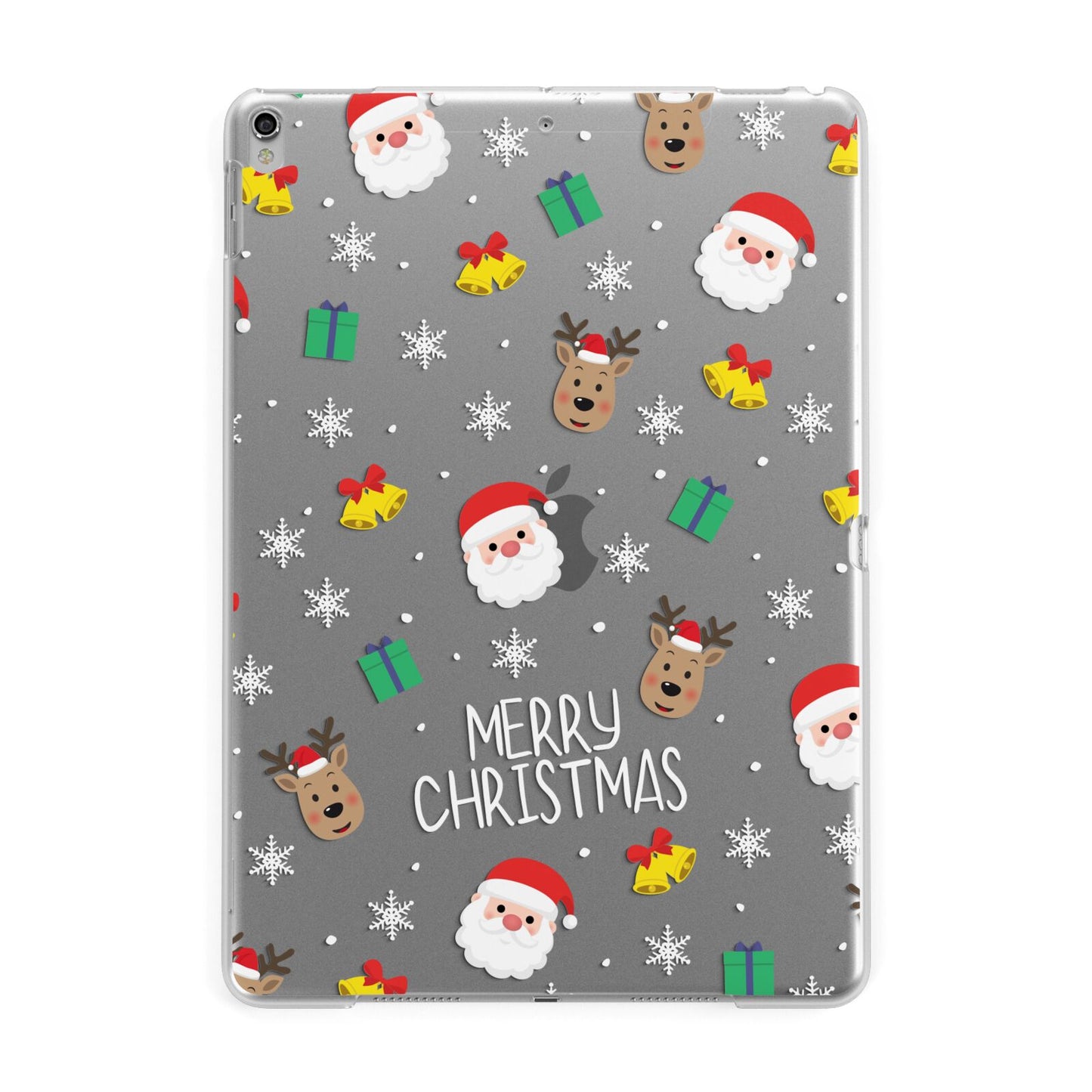 Christmas Pattern Apple iPad Silver Case