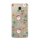 Christmas Pattern Samsung Galaxy A5 2016 Case on gold phone