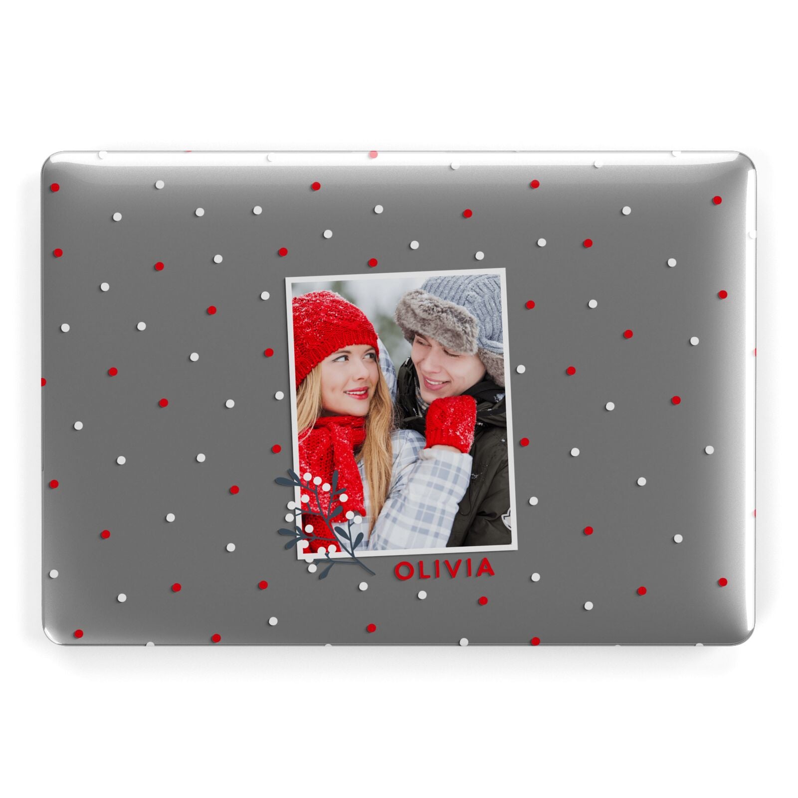 Christmas Personalised Photo Apple MacBook Case