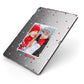 Christmas Personalised Photo Apple iPad Case on Grey iPad Side View