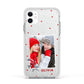 Christmas Personalised Photo Apple iPhone 11 in White with White Impact Case