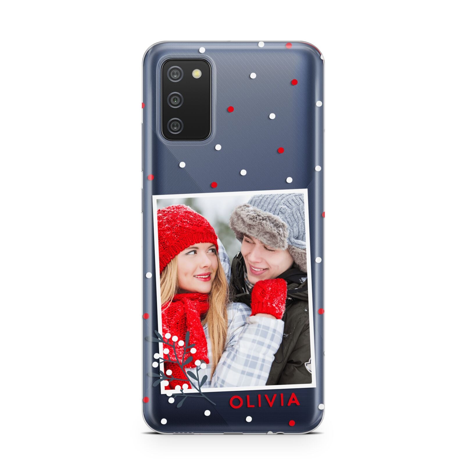 Christmas Personalised Photo Samsung A02s Case