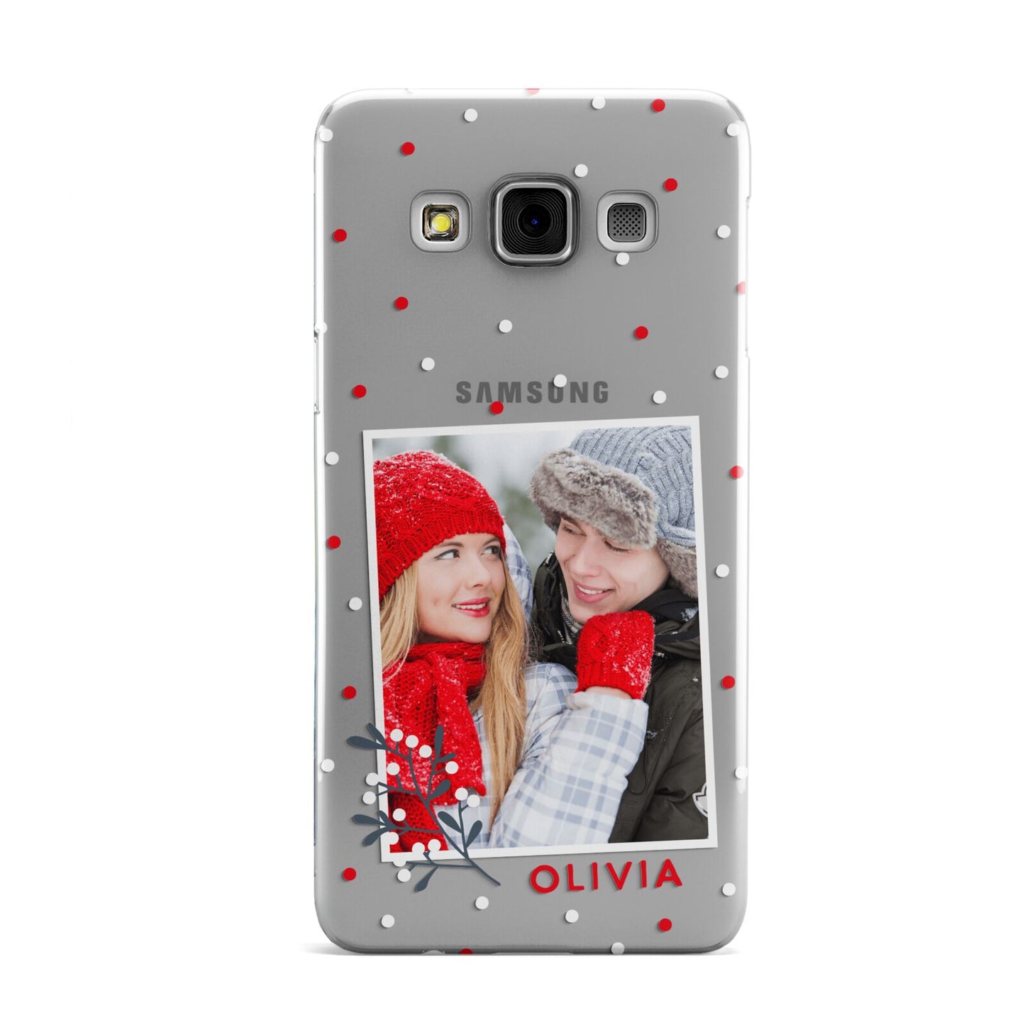 Christmas Personalised Photo Samsung Galaxy A3 Case