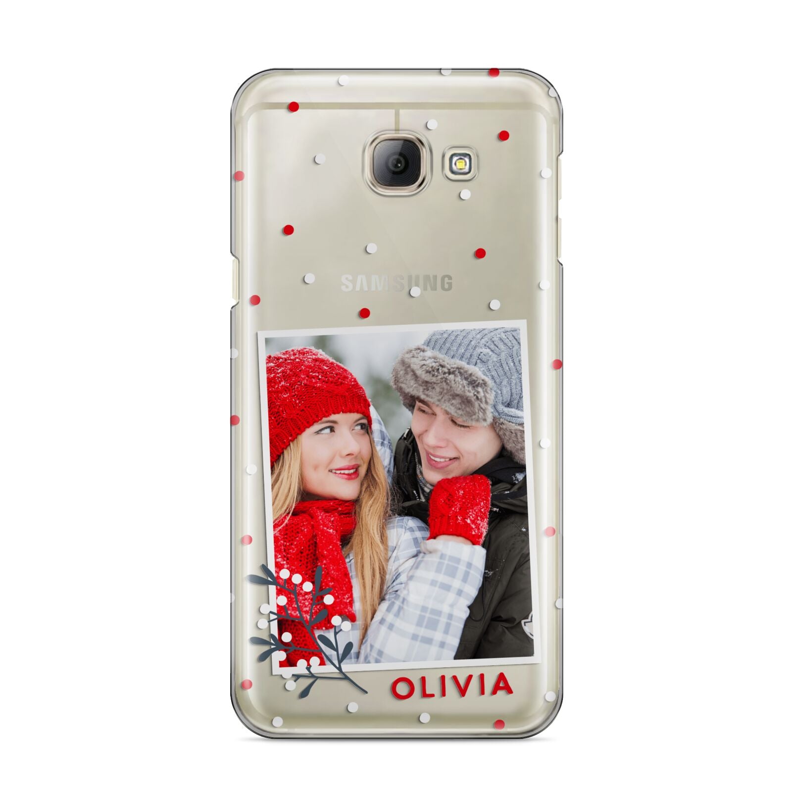 Christmas Personalised Photo Samsung Galaxy A8 2016 Case