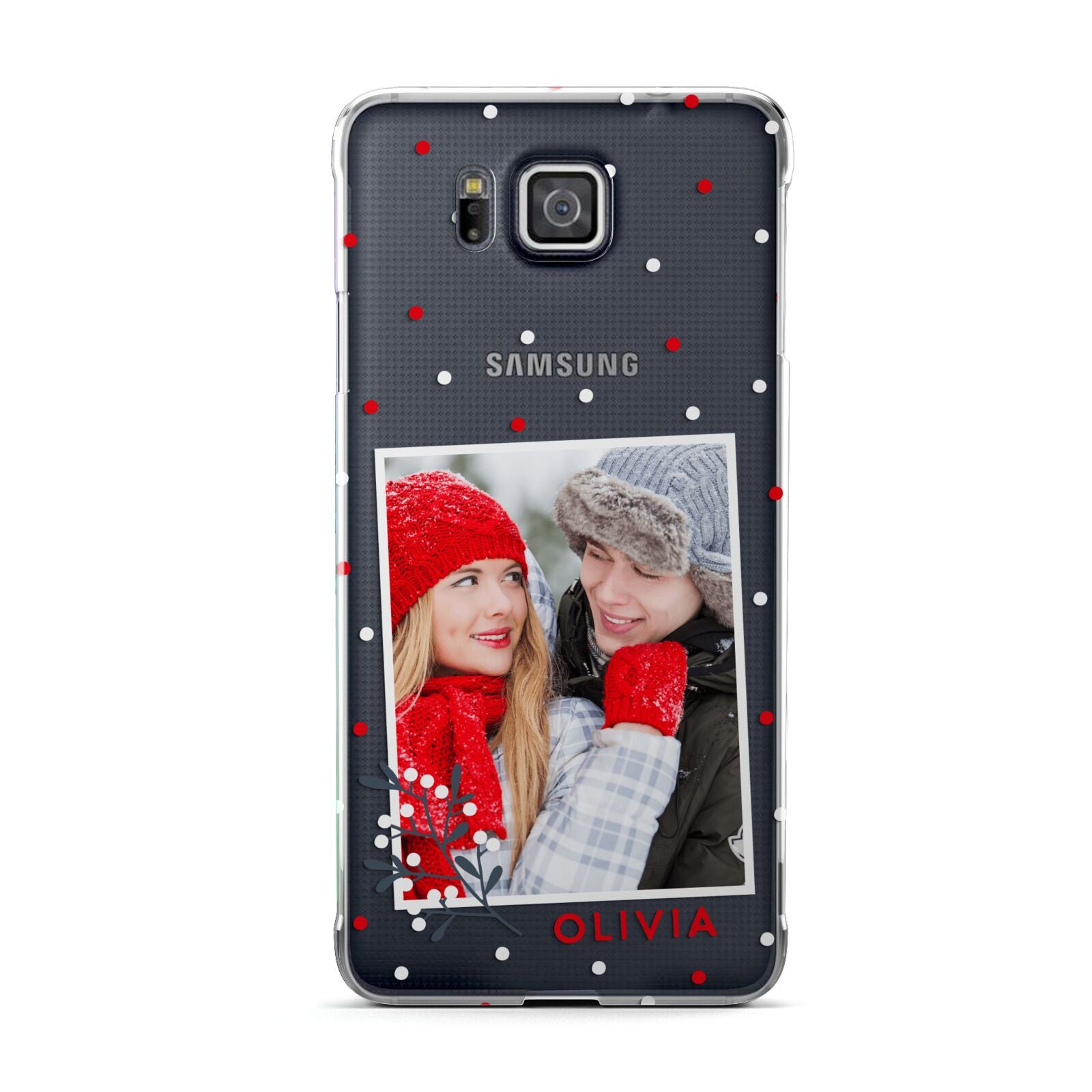 Christmas Personalised Photo Samsung Galaxy Alpha Case