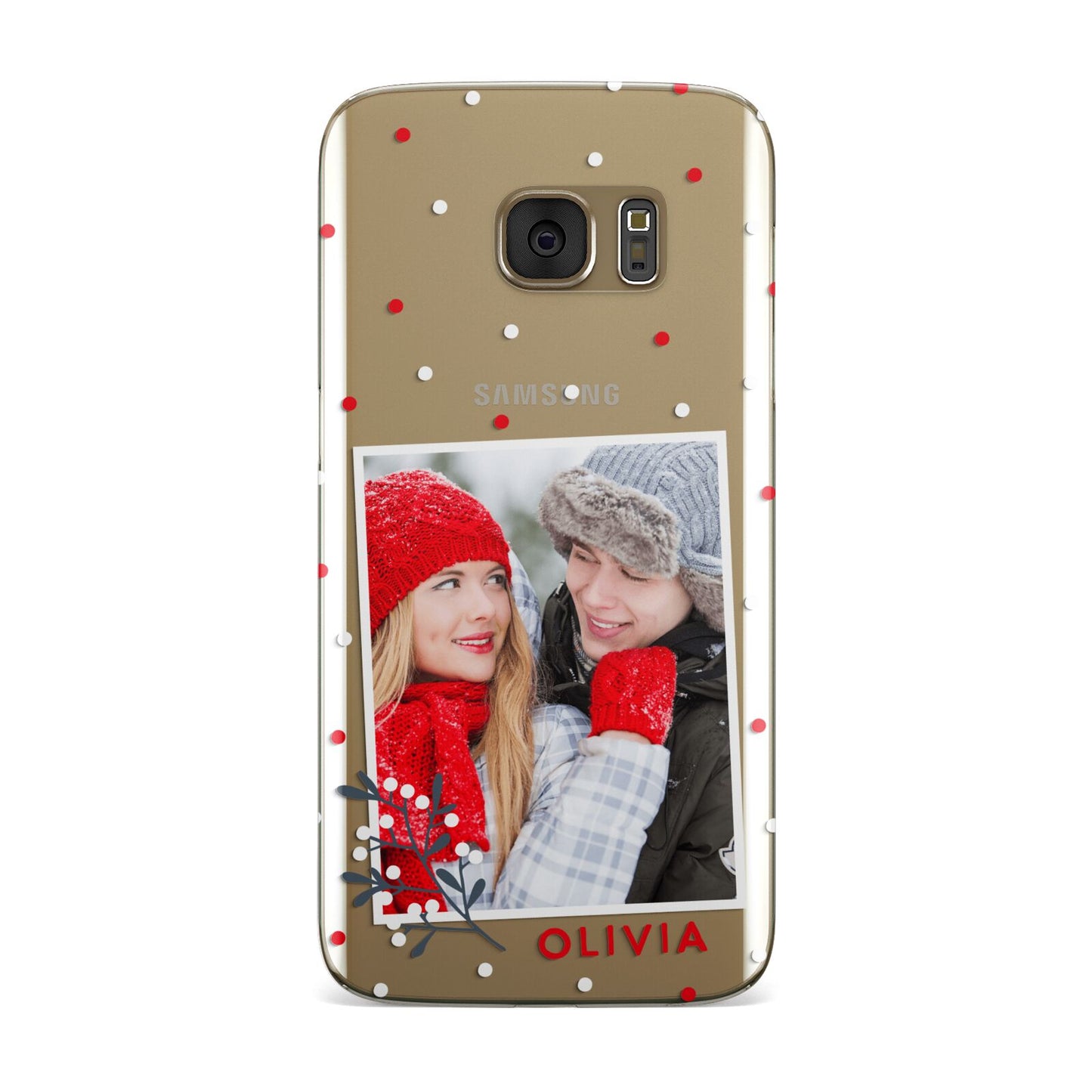 Christmas Personalised Photo Samsung Galaxy Case