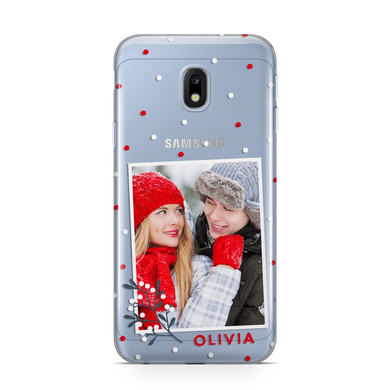 Christmas Personalised Photo Samsung Galaxy J3 2017 Case