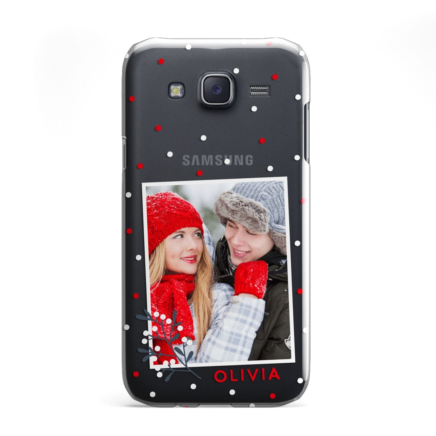 Christmas Personalised Photo Samsung Galaxy J5 Case