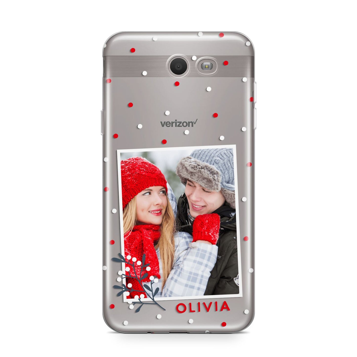 Christmas Personalised Photo Samsung Galaxy J7 2017 Case