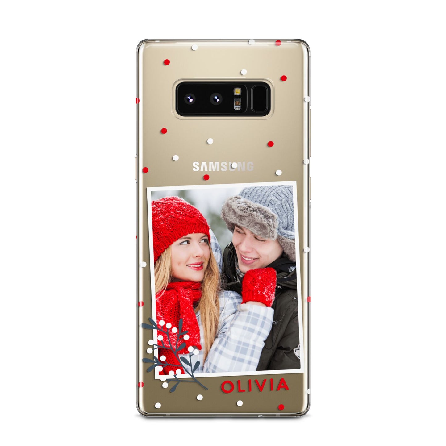 Christmas Personalised Photo Samsung Galaxy Note 8 Case