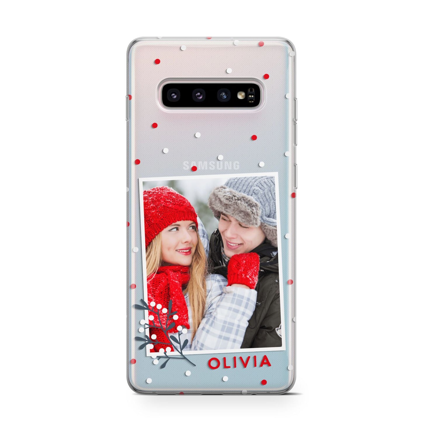 Christmas Personalised Photo Samsung Galaxy S10 Case