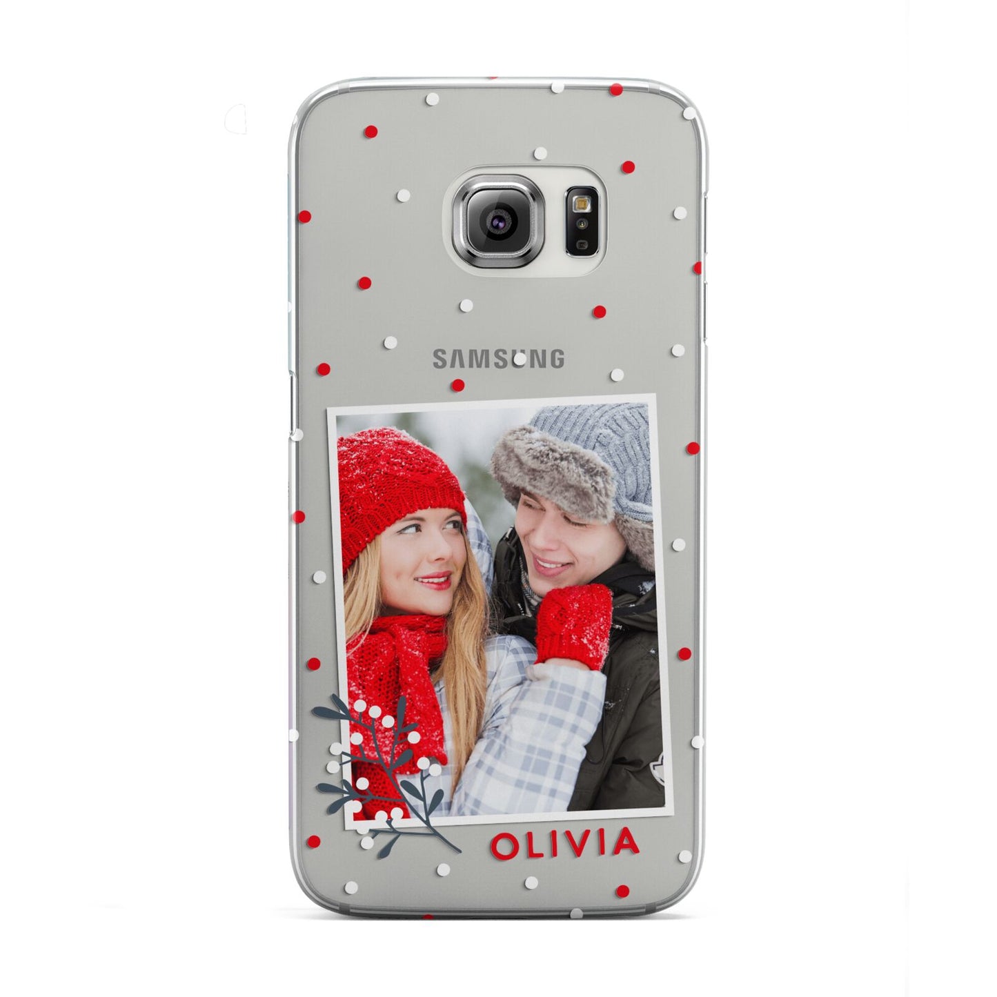 Christmas Personalised Photo Samsung Galaxy S6 Edge Case