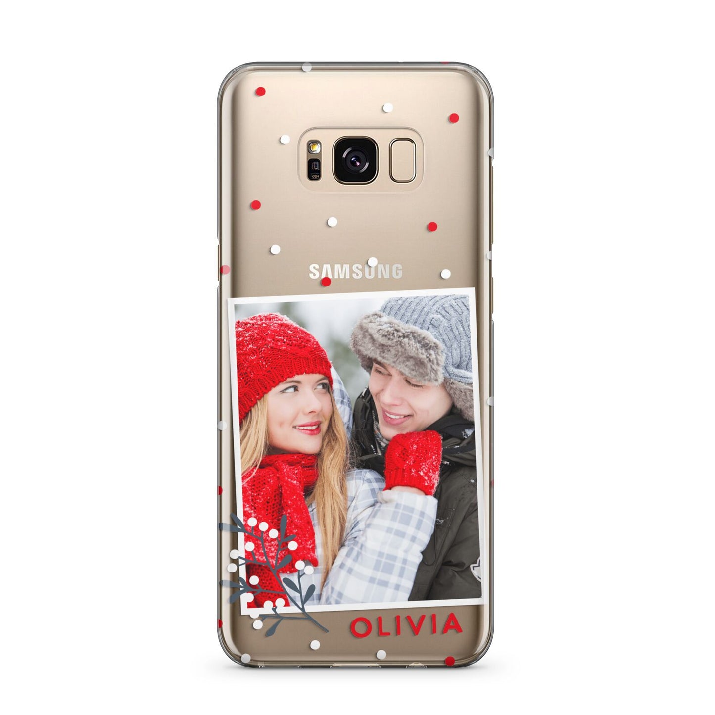Christmas Personalised Photo Samsung Galaxy S8 Plus Case