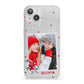Christmas Personalised Photo iPhone 13 Clear Bumper Case