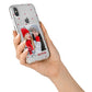 Christmas Personalised Photo iPhone X Bumper Case on Silver iPhone Alternative Image 2
