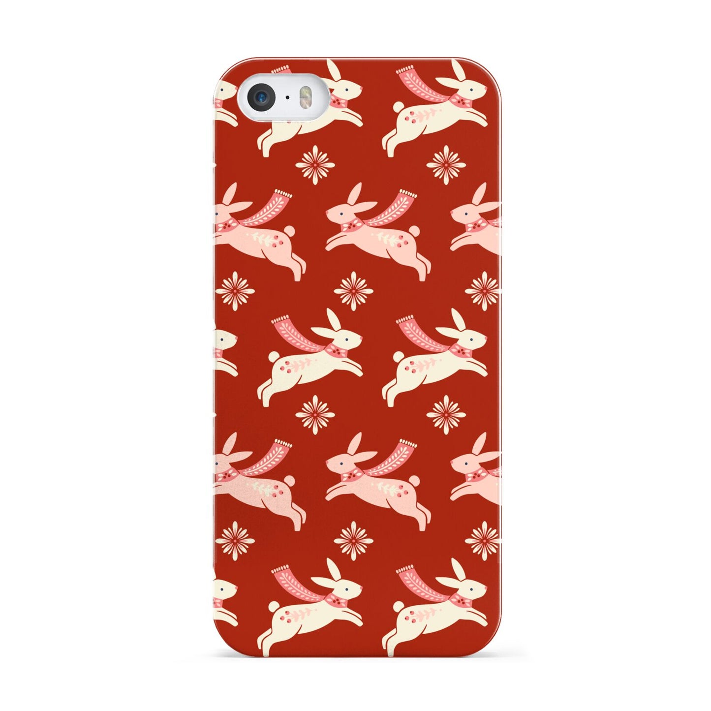 Christmas Rabbit Apple iPhone 5 Case