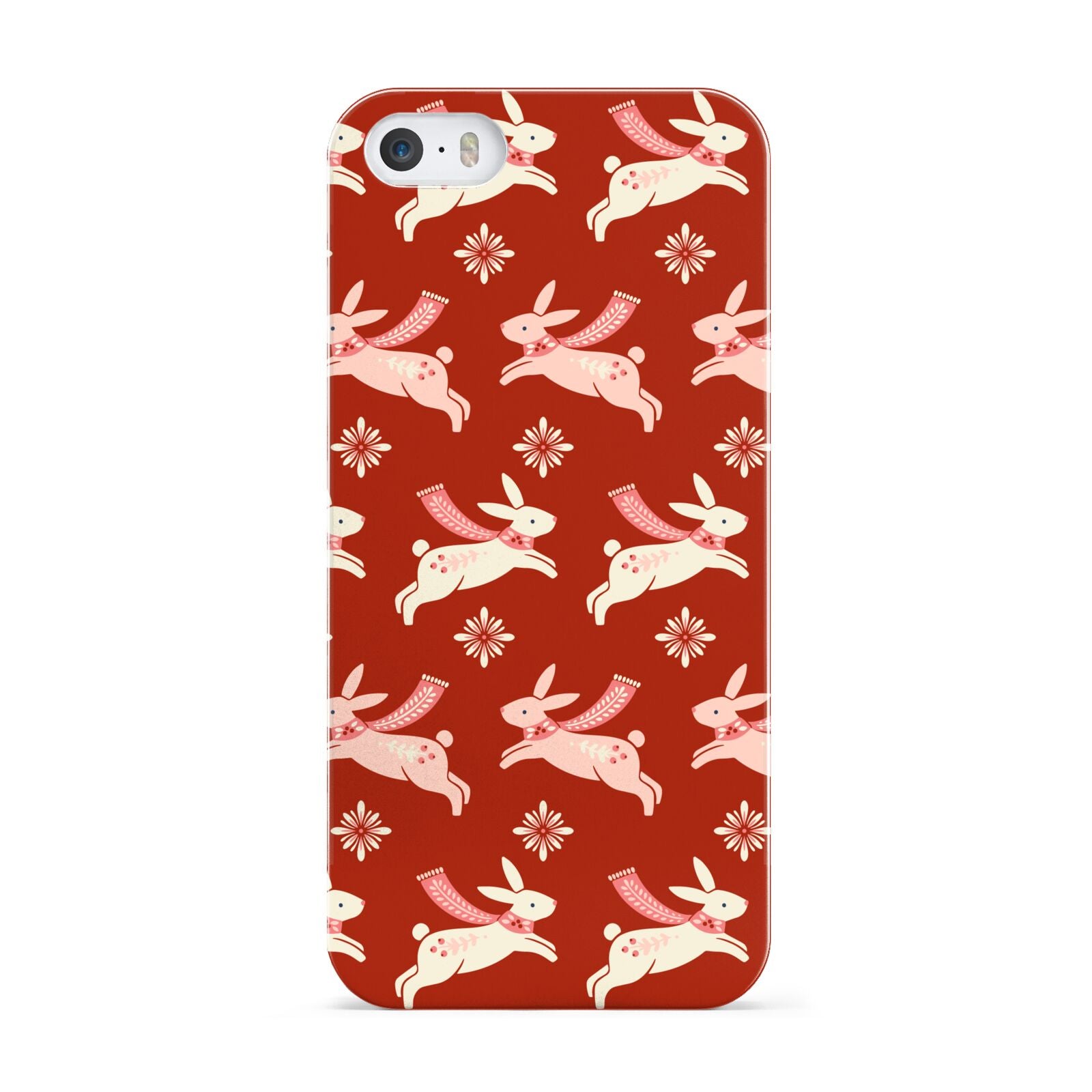 Christmas Rabbit Apple iPhone 5 Case