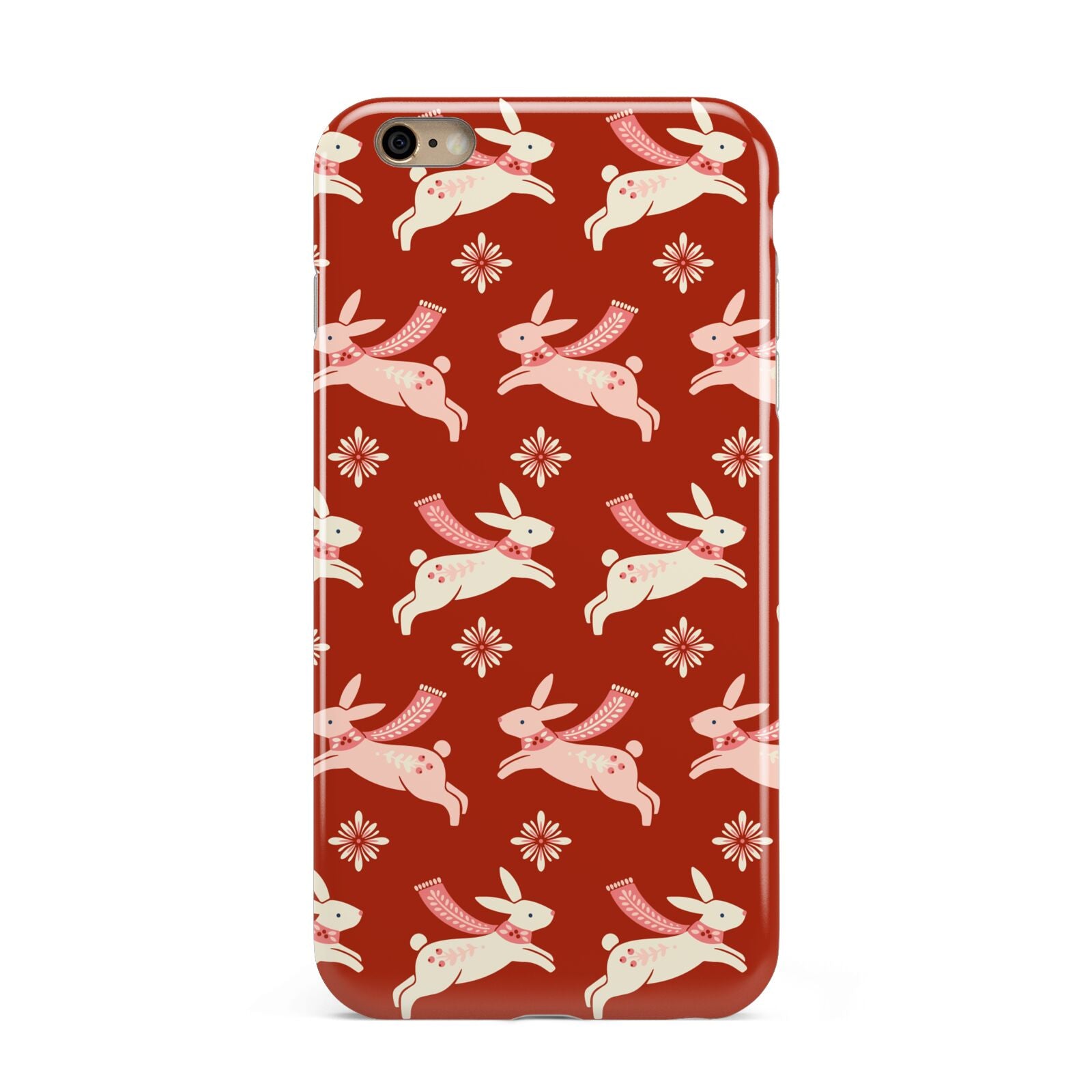 Christmas Rabbit Apple iPhone 6 Plus 3D Tough Case